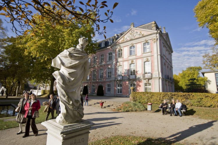 Palastgarten mit Blick auf das Kurfürstliche Palais