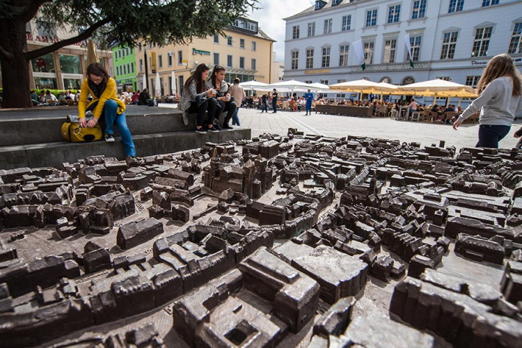 Model of the City of Trier, Kornmarkt Model of the City of Trier, Kornmarkt
