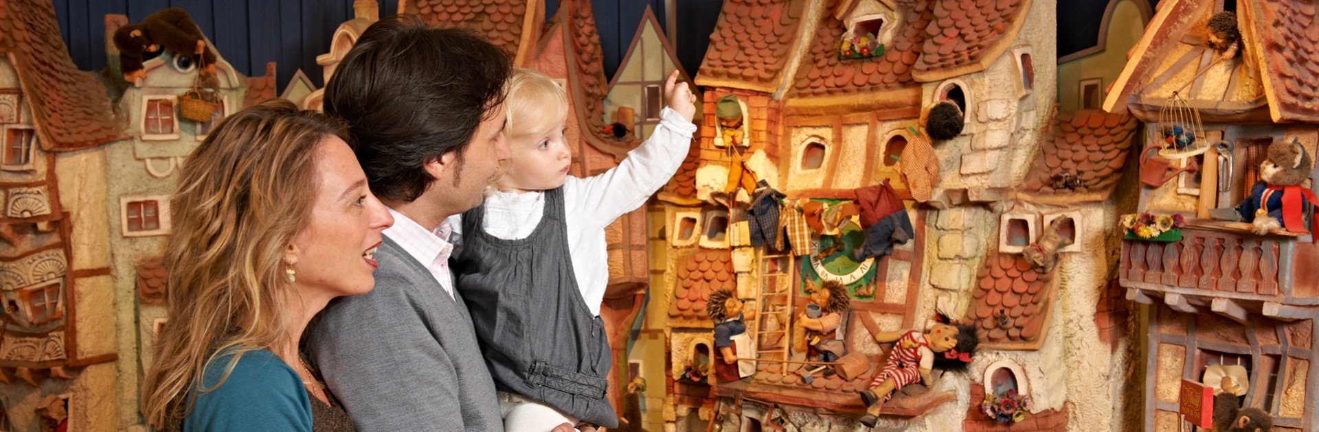 Family at the Trier Toy Museum