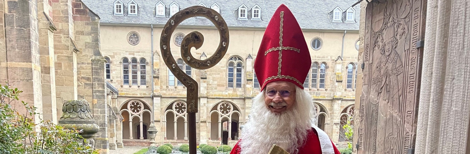 Saint Nicholas in the cloister of Trier Cathedral