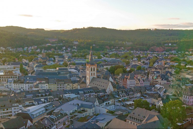 Bild von oben auf die Stadt Trier - © Trier Tourismus und Marketing GmbH