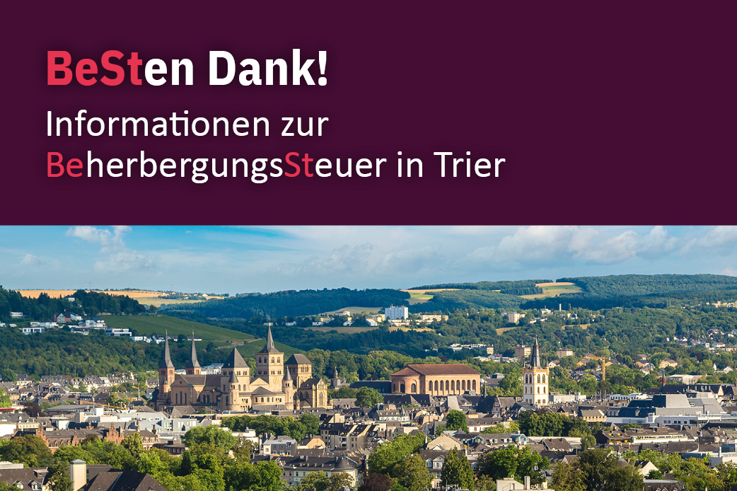 Flyer Beherbergungssteuer in Trier - © TTM