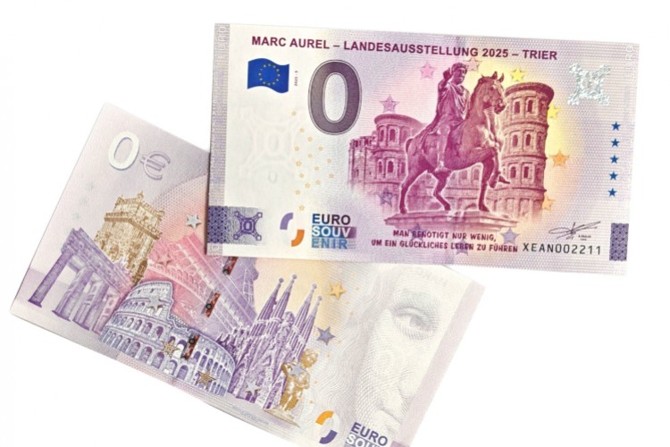 Marc Aurel 0-Euro-Souvenirschein - © Trier Tourismus und Marketing