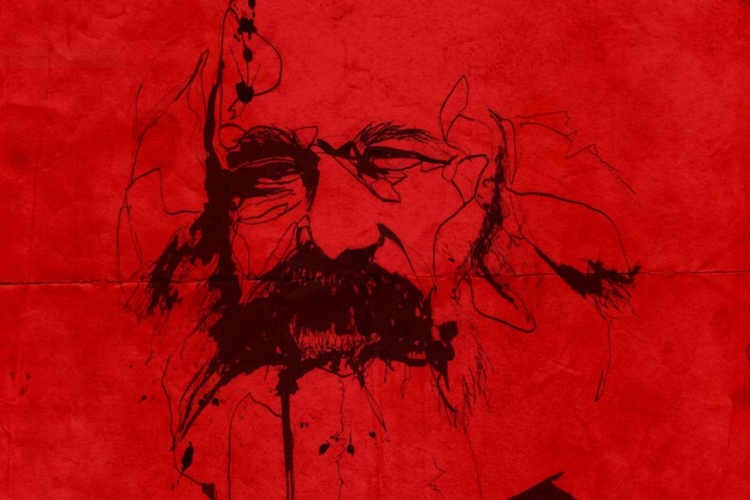 Karl-Marx-Zeichnung - © MARX GUIDE, David Schmitz (Marx-Portrait)