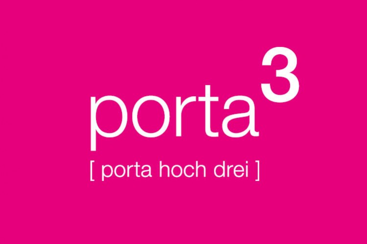 Porta hoch drei Logo