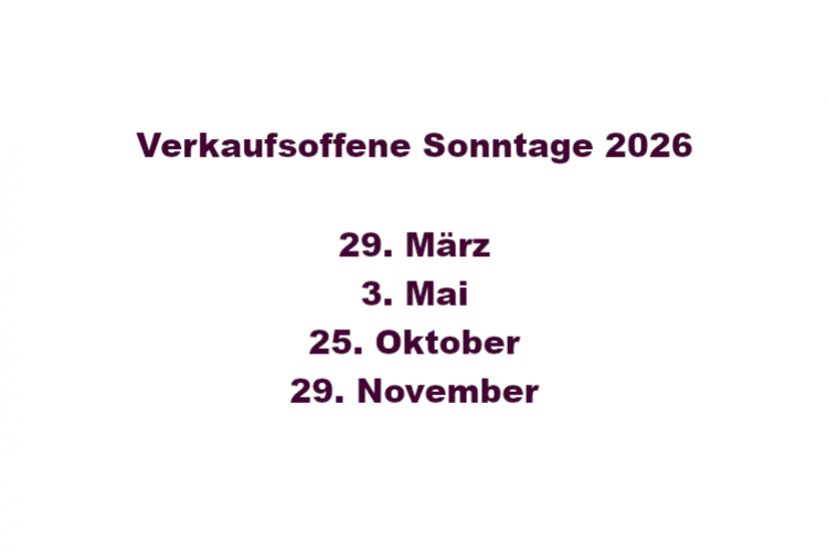 Verkaufsoffene Sonntage in Trier 2026 - &copy; TTM