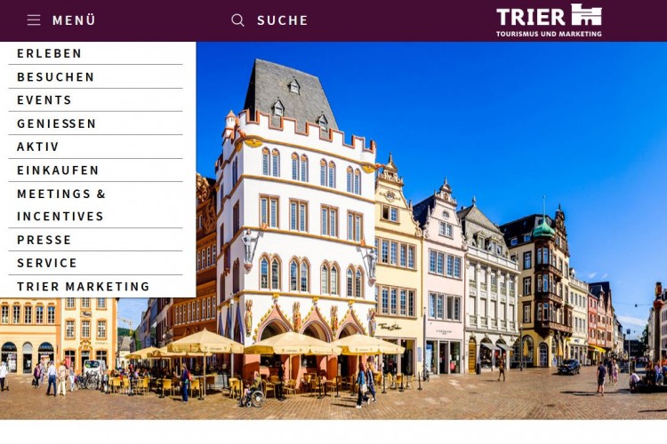 trier-info.de - Website Startseite TTM  - © TTM