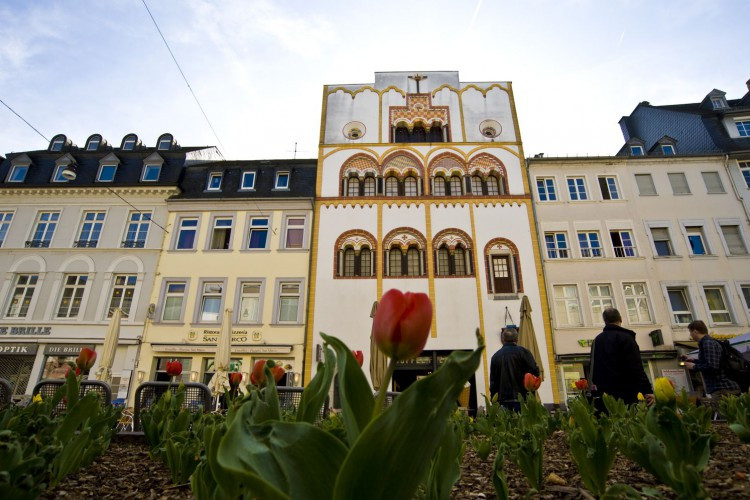 House of the Three Magi (Dreikönigenhaus) in Spring